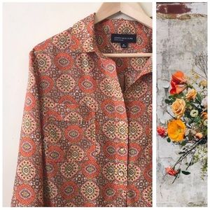 Just In🔸Jones New York Signature Orange Blouse